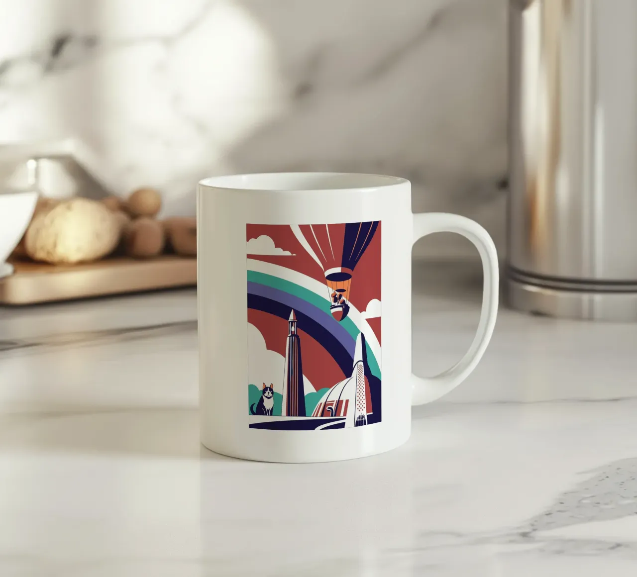 Mongolfiera tazza in ceramica da STORE PRESENCE