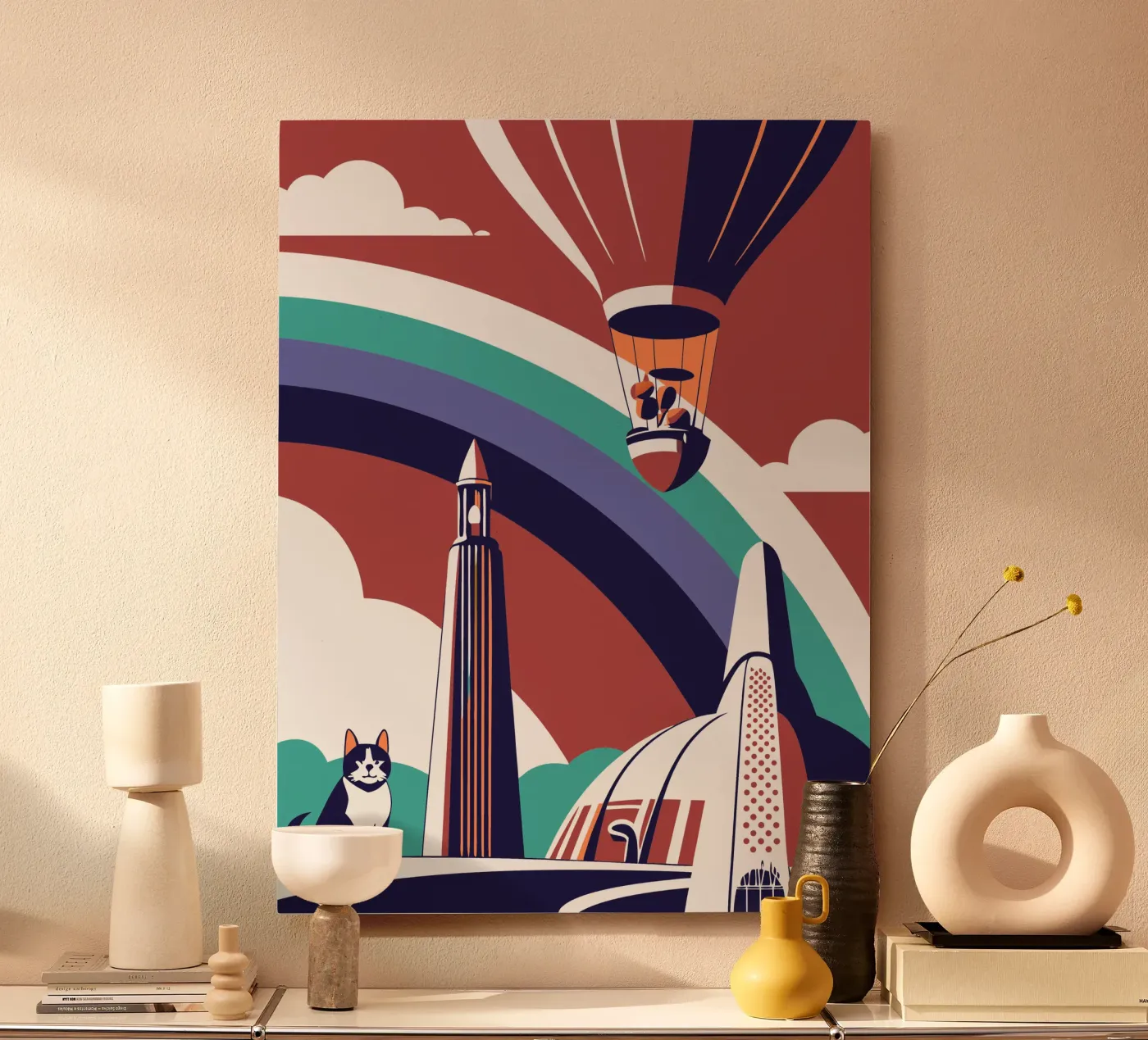 Mongolfiera alluminio dibond da STORE PRESENCE