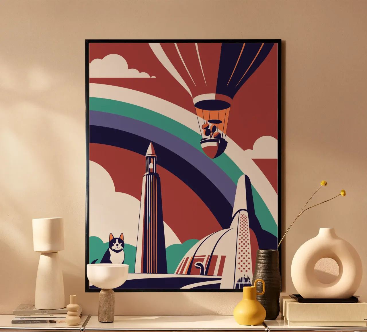 Luchtballon poster van STORE PRESENCE