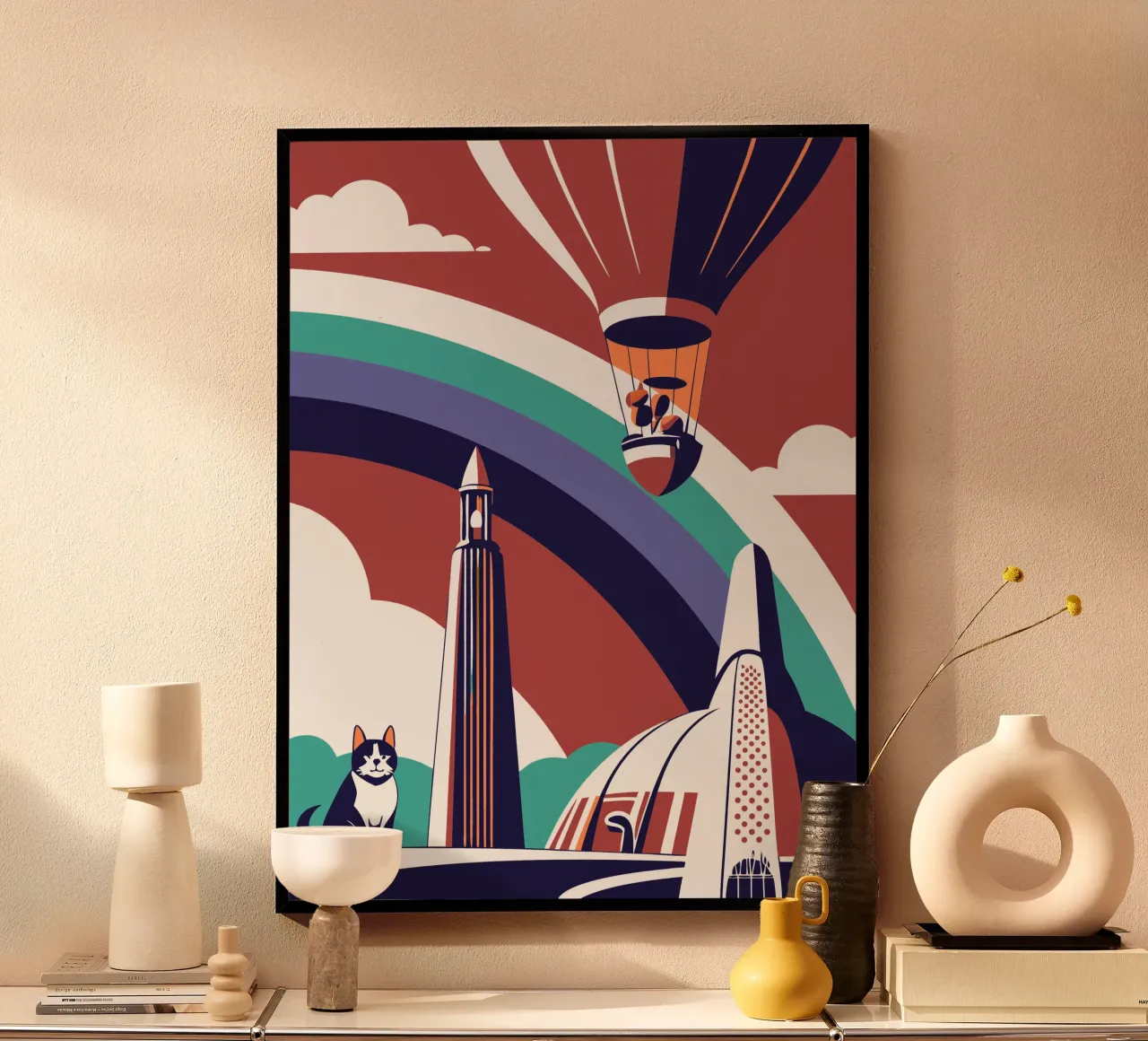 Luchtballon poster van STORE PRESENCE