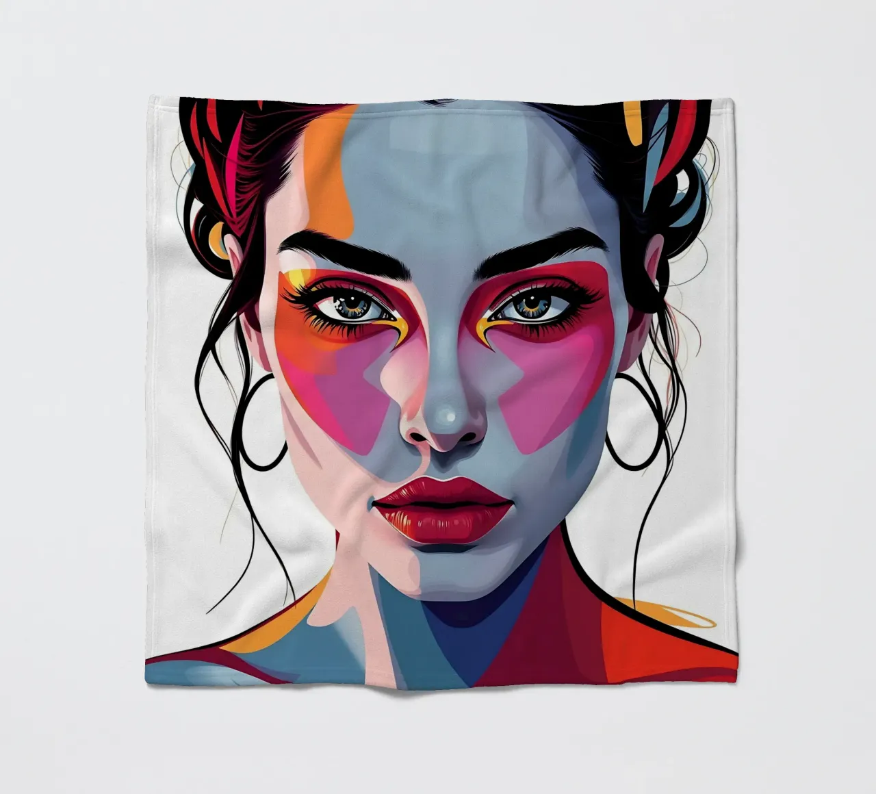 Stile_G_5 coperta in pile da AI-Portraits by LK
