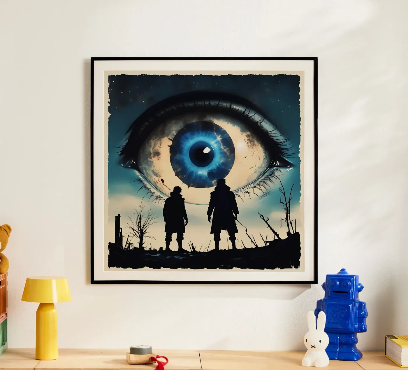 Oog_1 poster van AI-Portraits by LK