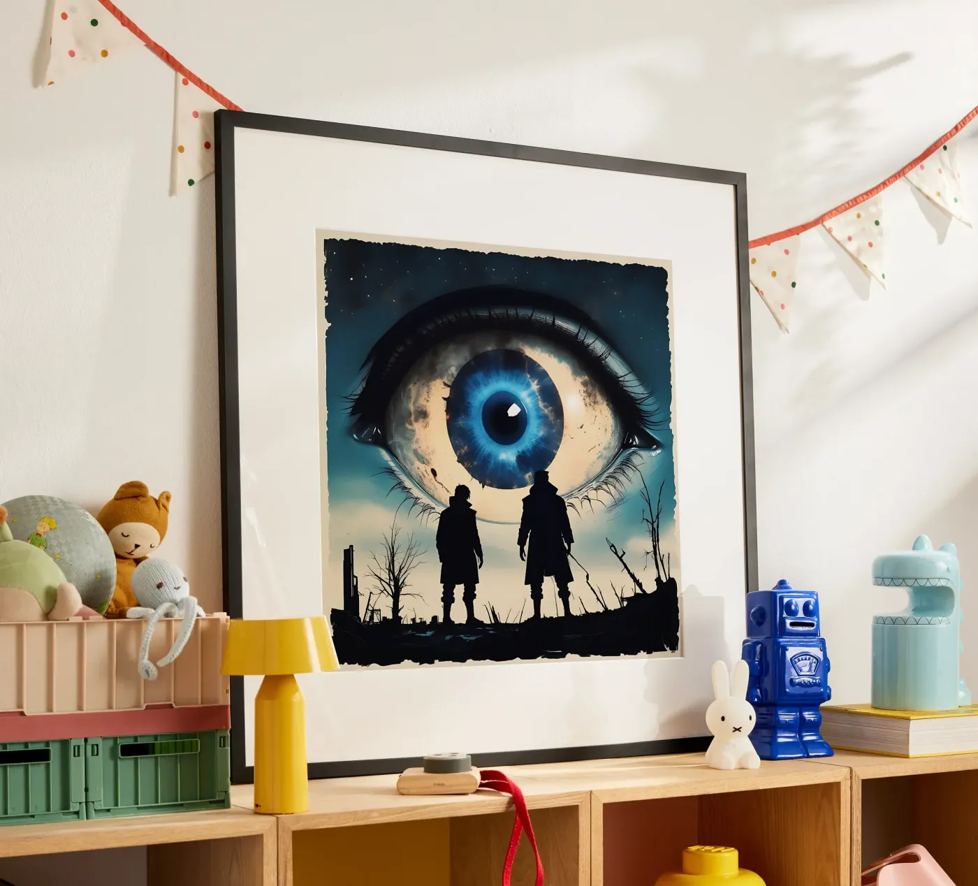 Eye_1 poster by AI-Portraits by LK