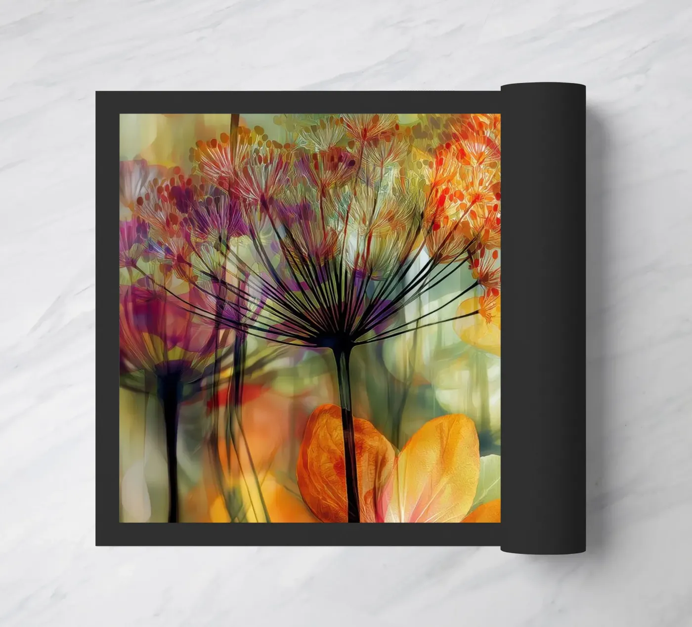 Flowers doormat by Pictura