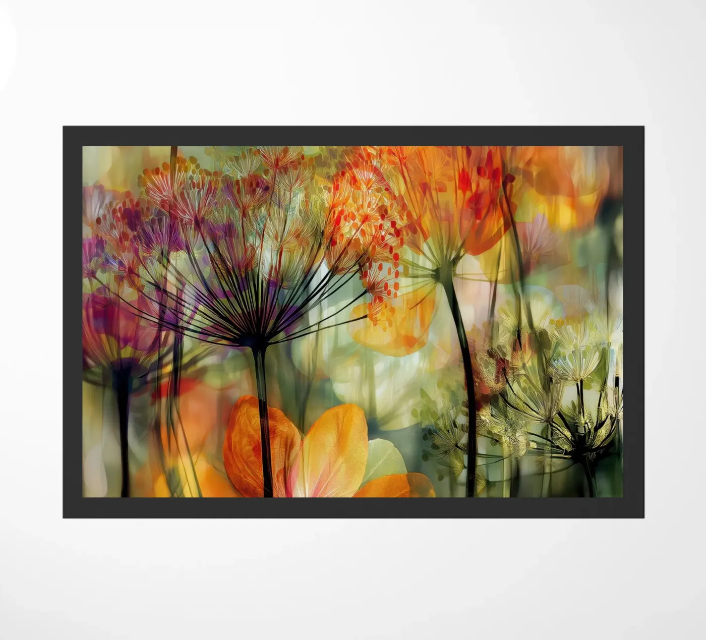 Flowers doormat by Pictura