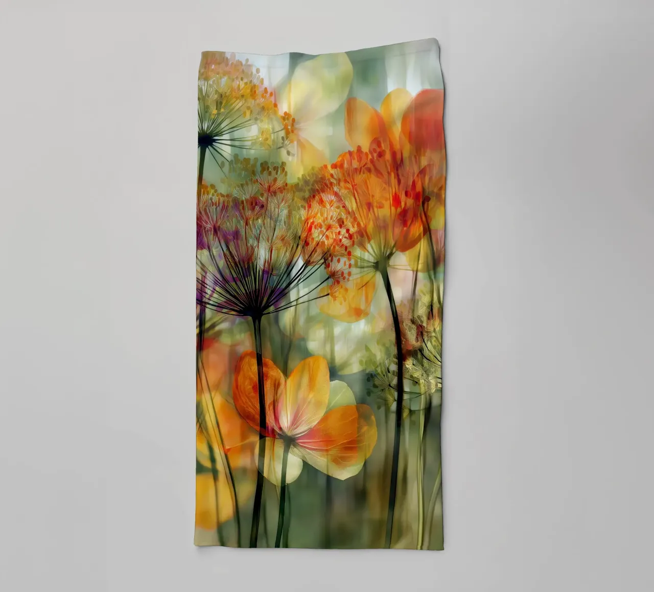 I fiori asciugamano da bagno da Pictura