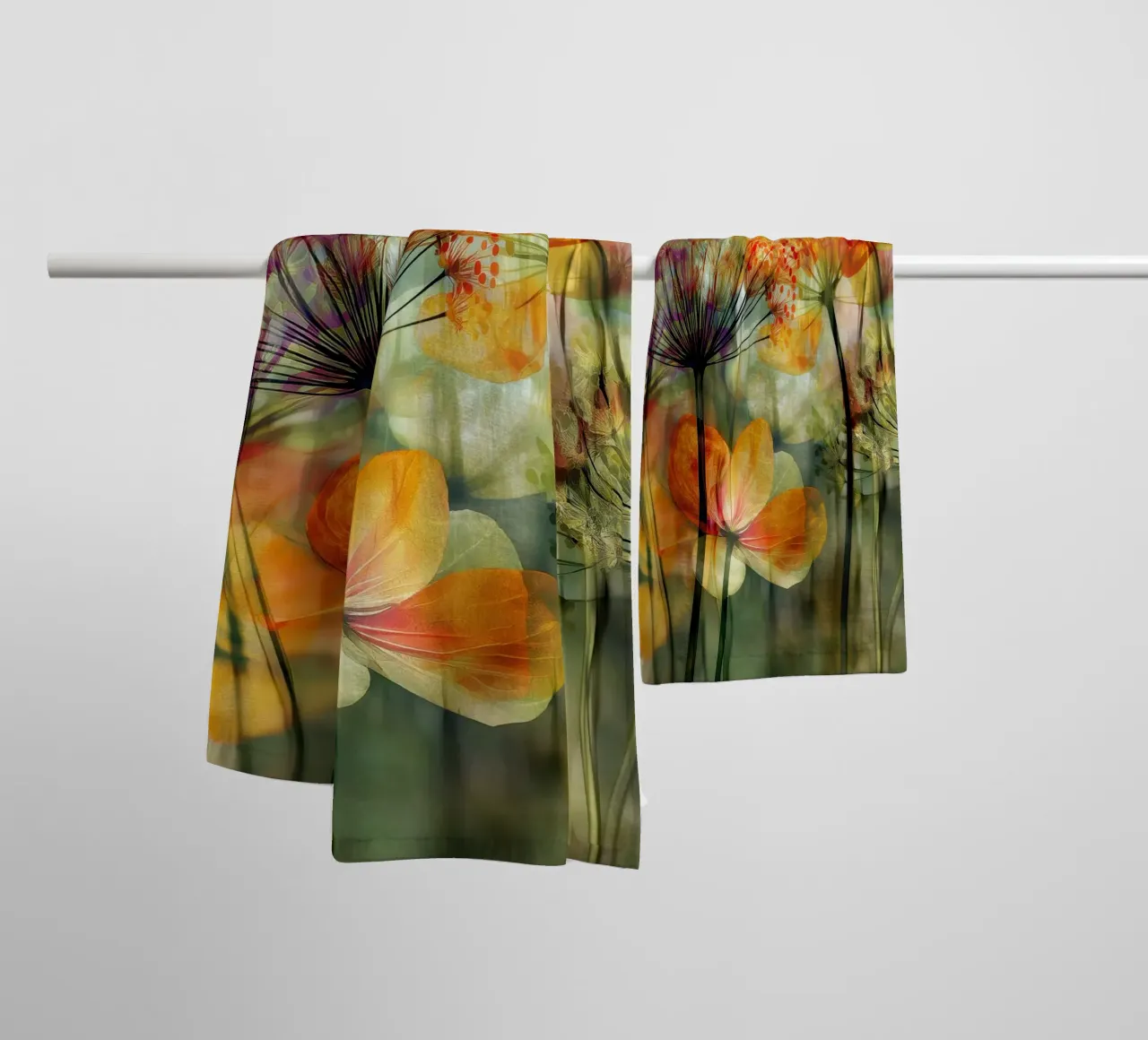 I fiori asciugamano da bagno da Pictura