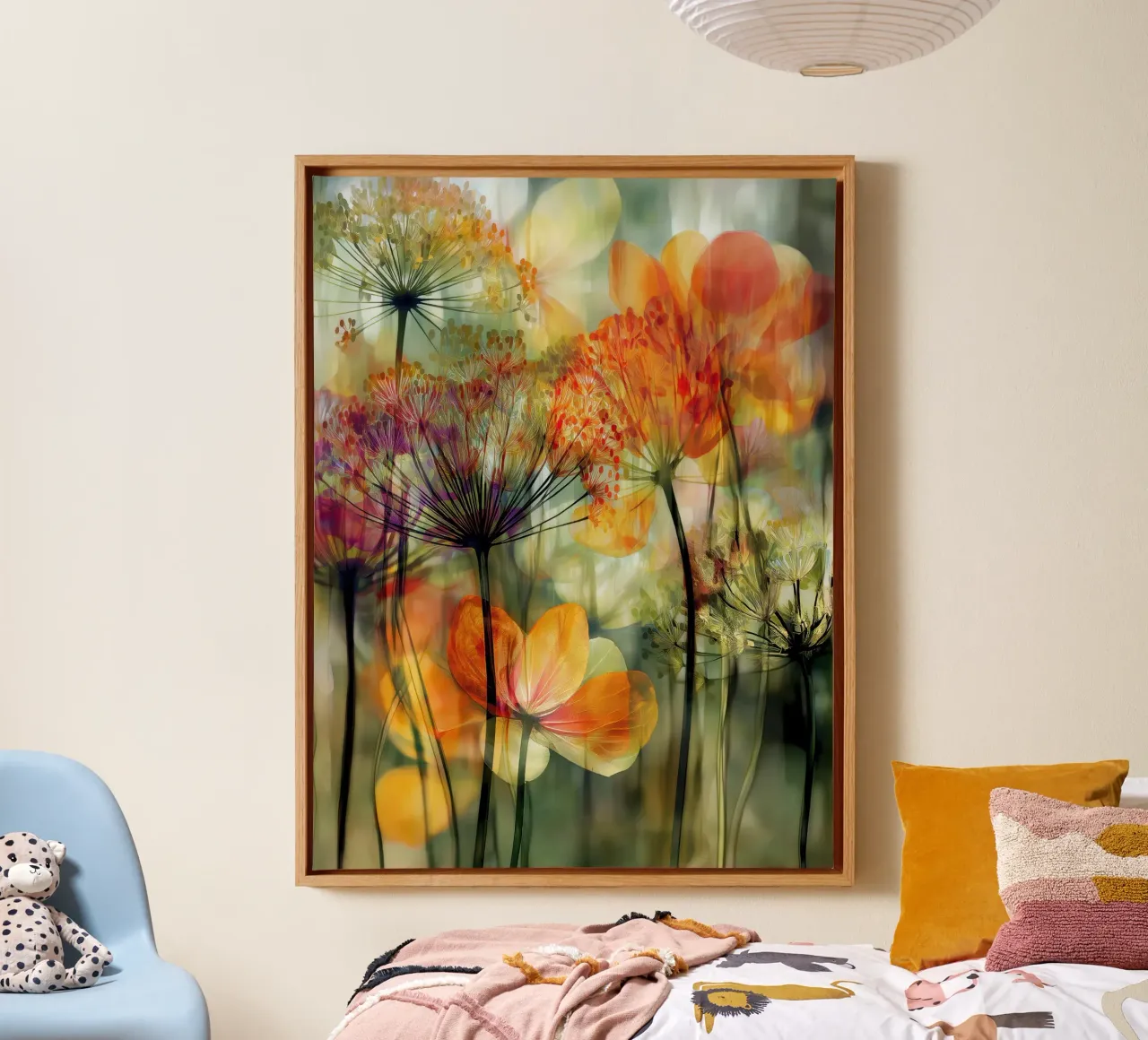 I fiori tela con Cornice a cassetta da Pictura