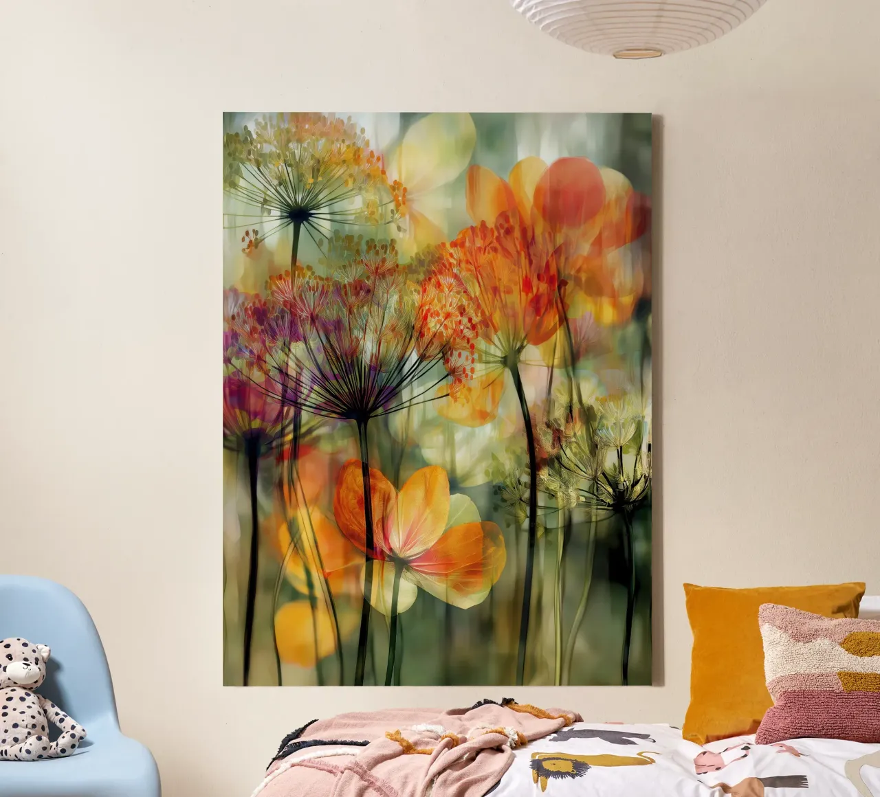 I fiori tela con Cornice a cassetta da Pictura