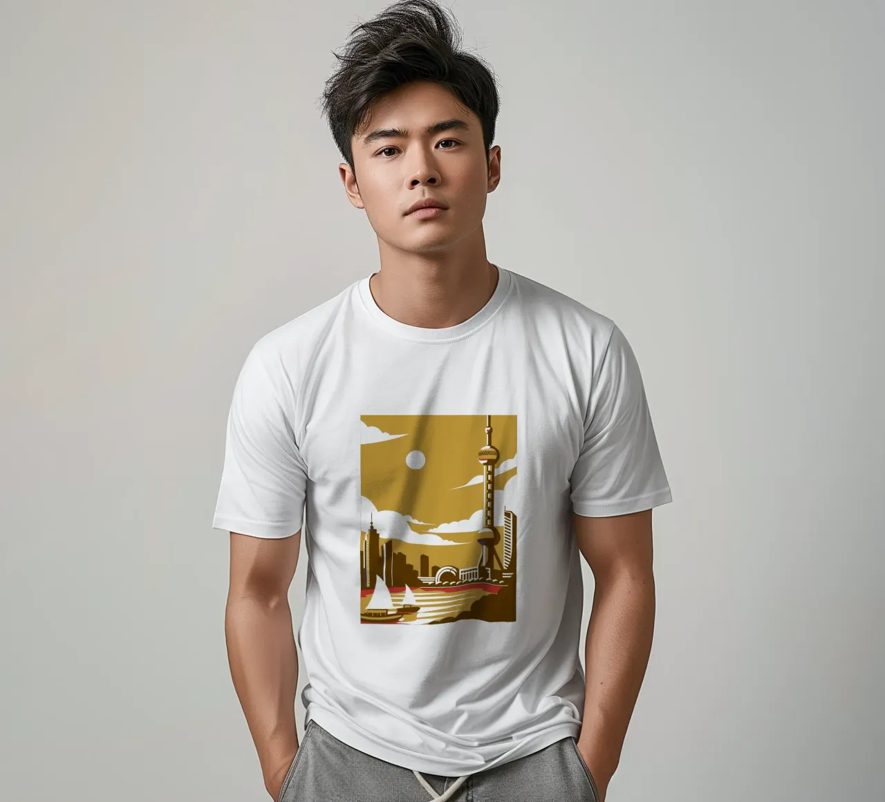 Città di Shanghai t-shirt da STORE PRESENCE