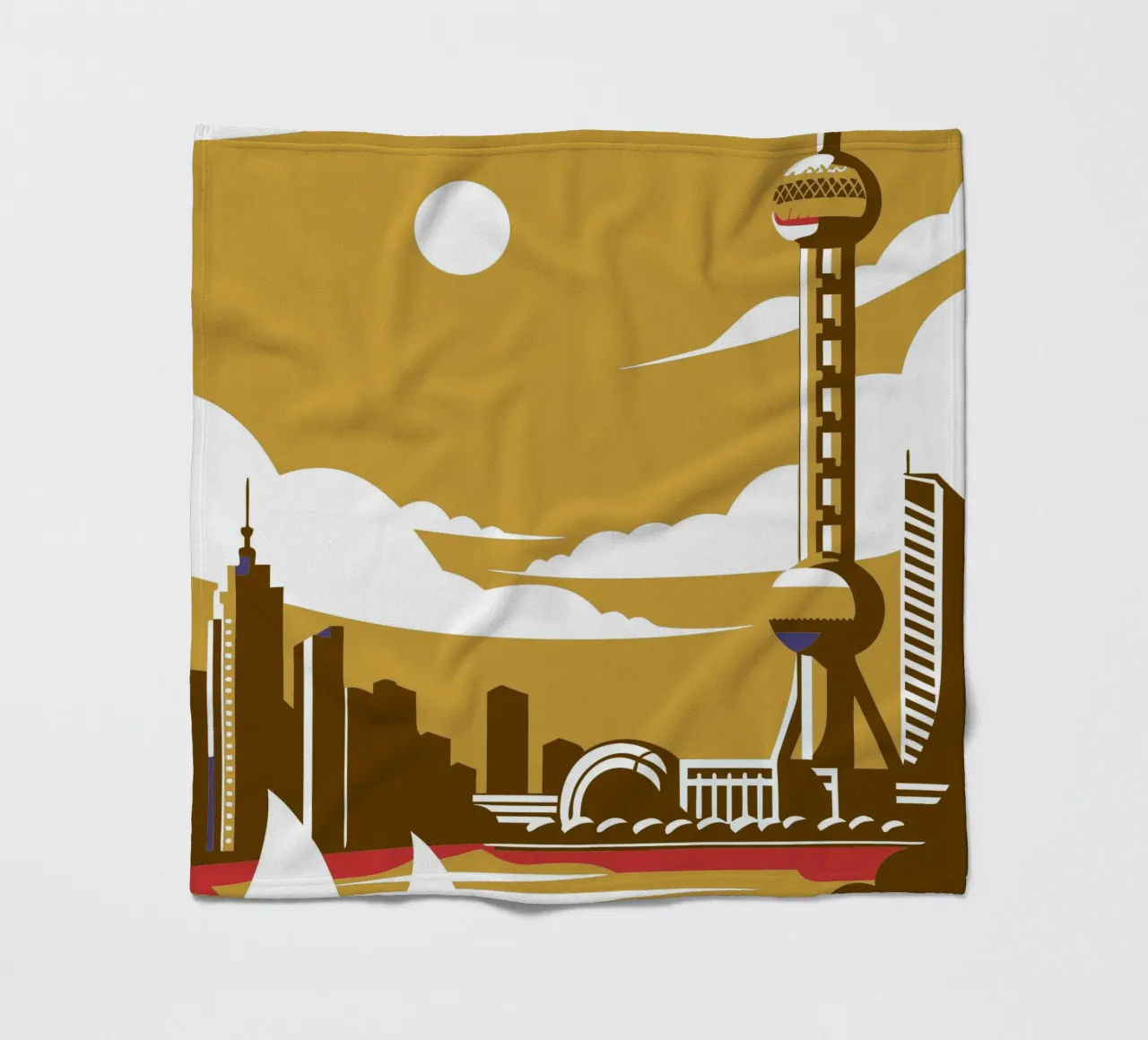 Città di Shanghai coperta in pile da STORE PRESENCE