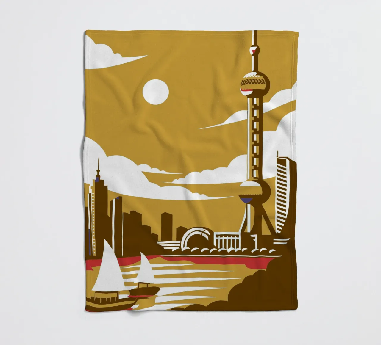 Città di Shanghai coperta in pile da STORE PRESENCE