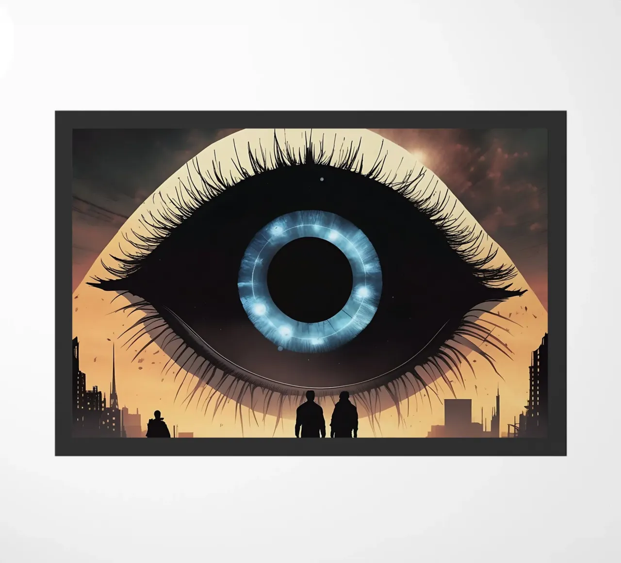 Eye_2 doormat by AI-Portraits by LK