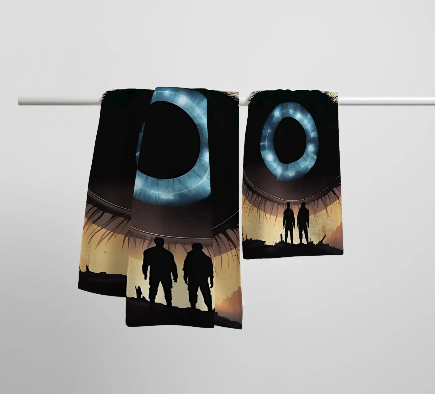 Eye_2 towel by AI-Portraits by LK