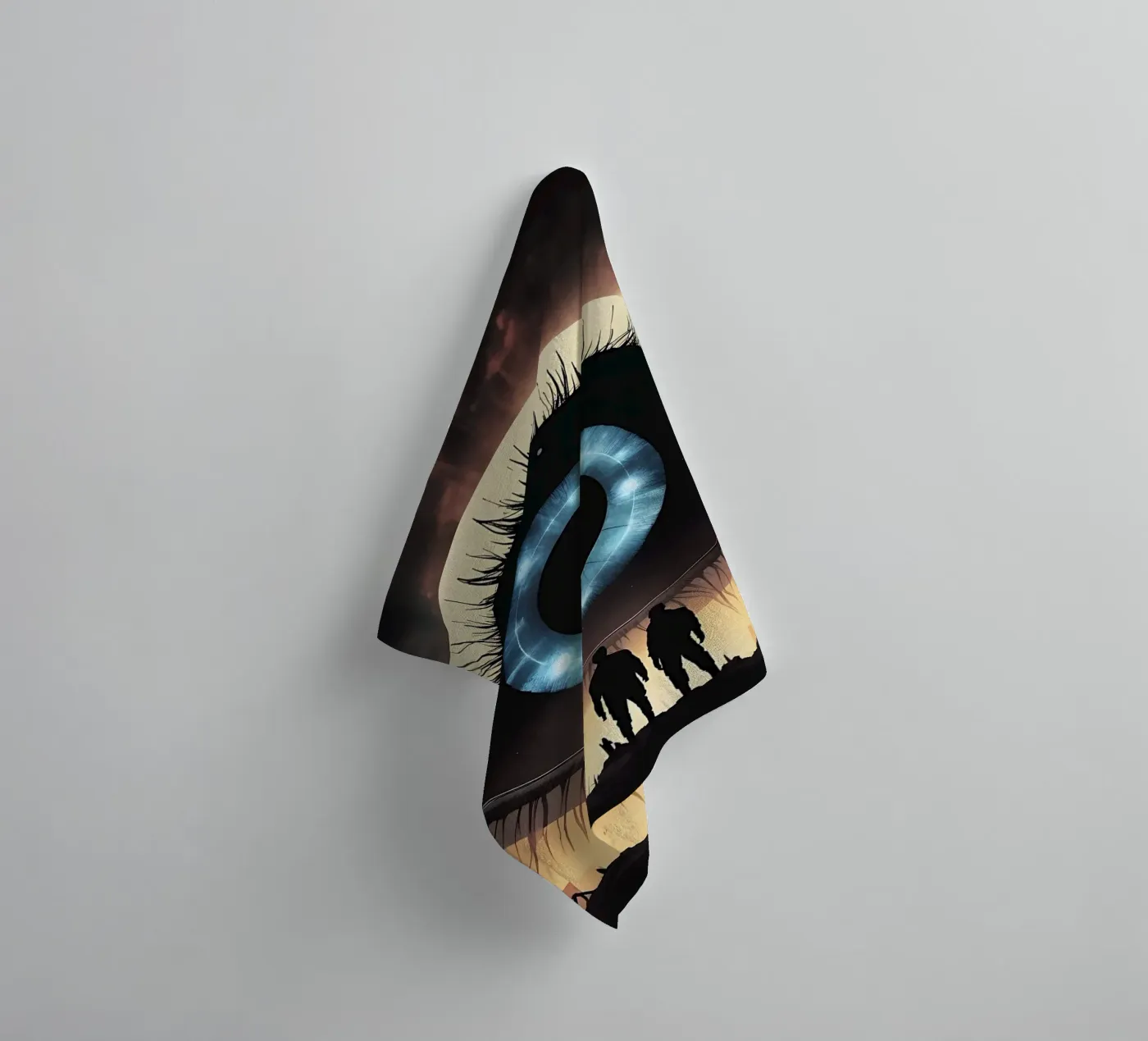 Eye_2 towel by AI-Portraits by LK