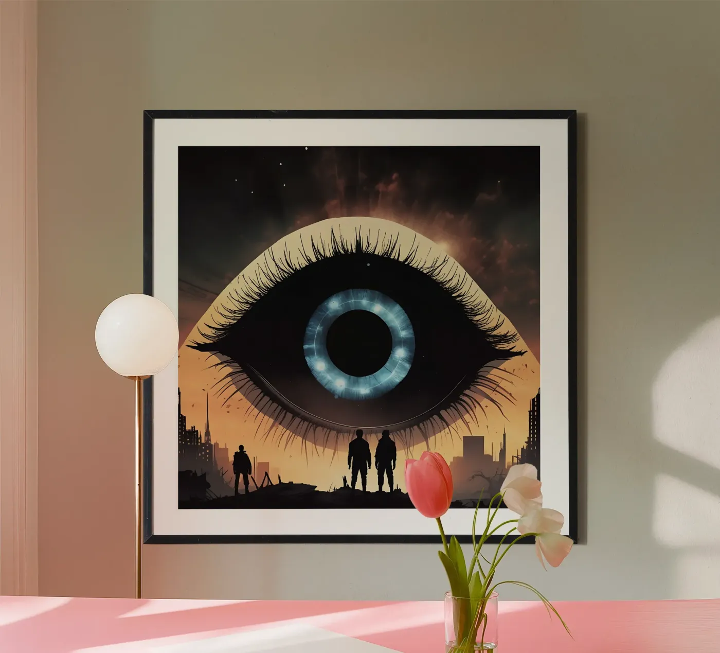 Auge_2 Poster von AI-Portraits by LK