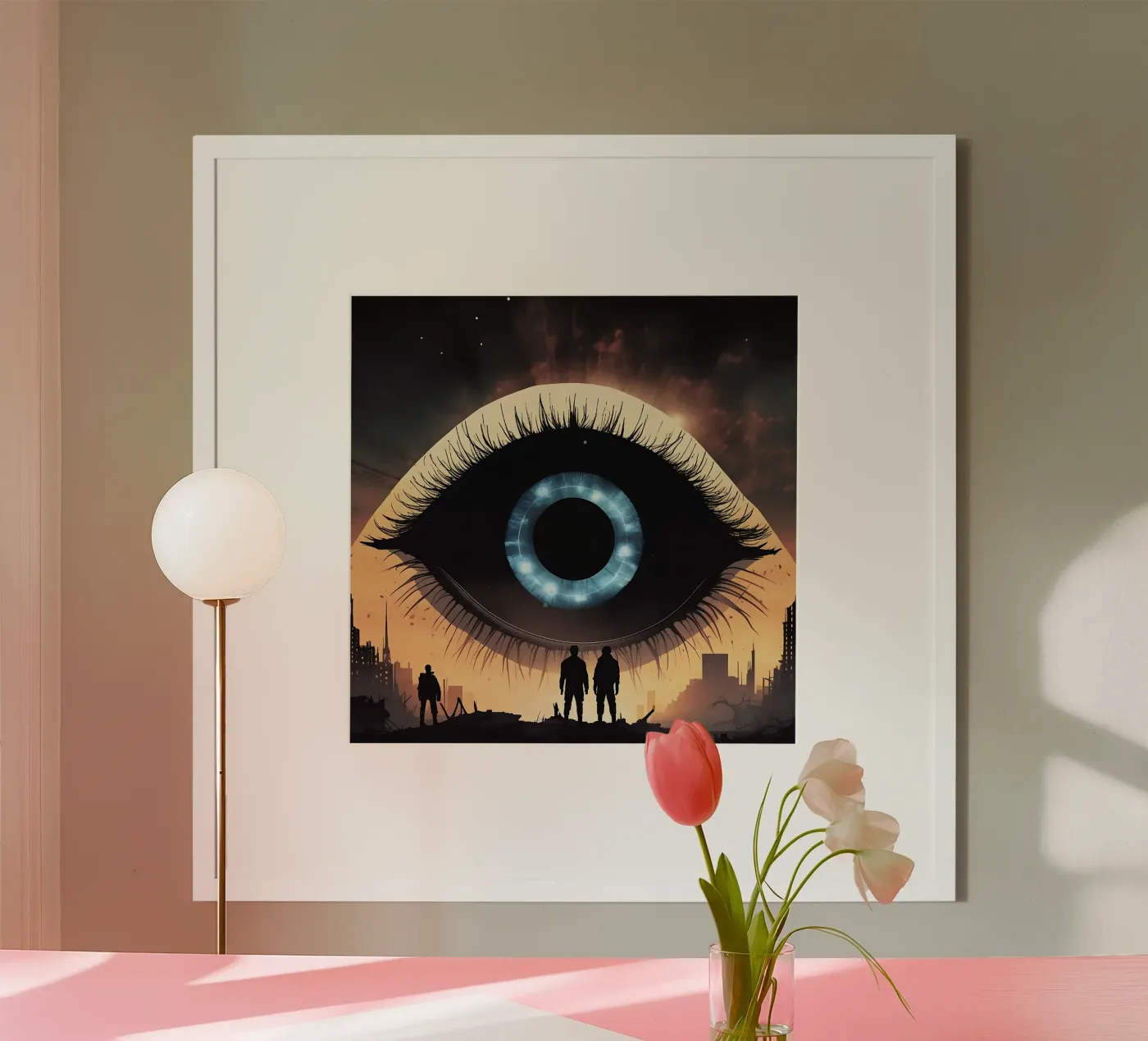 Auge_2 Poster von AI-Portraits by LK