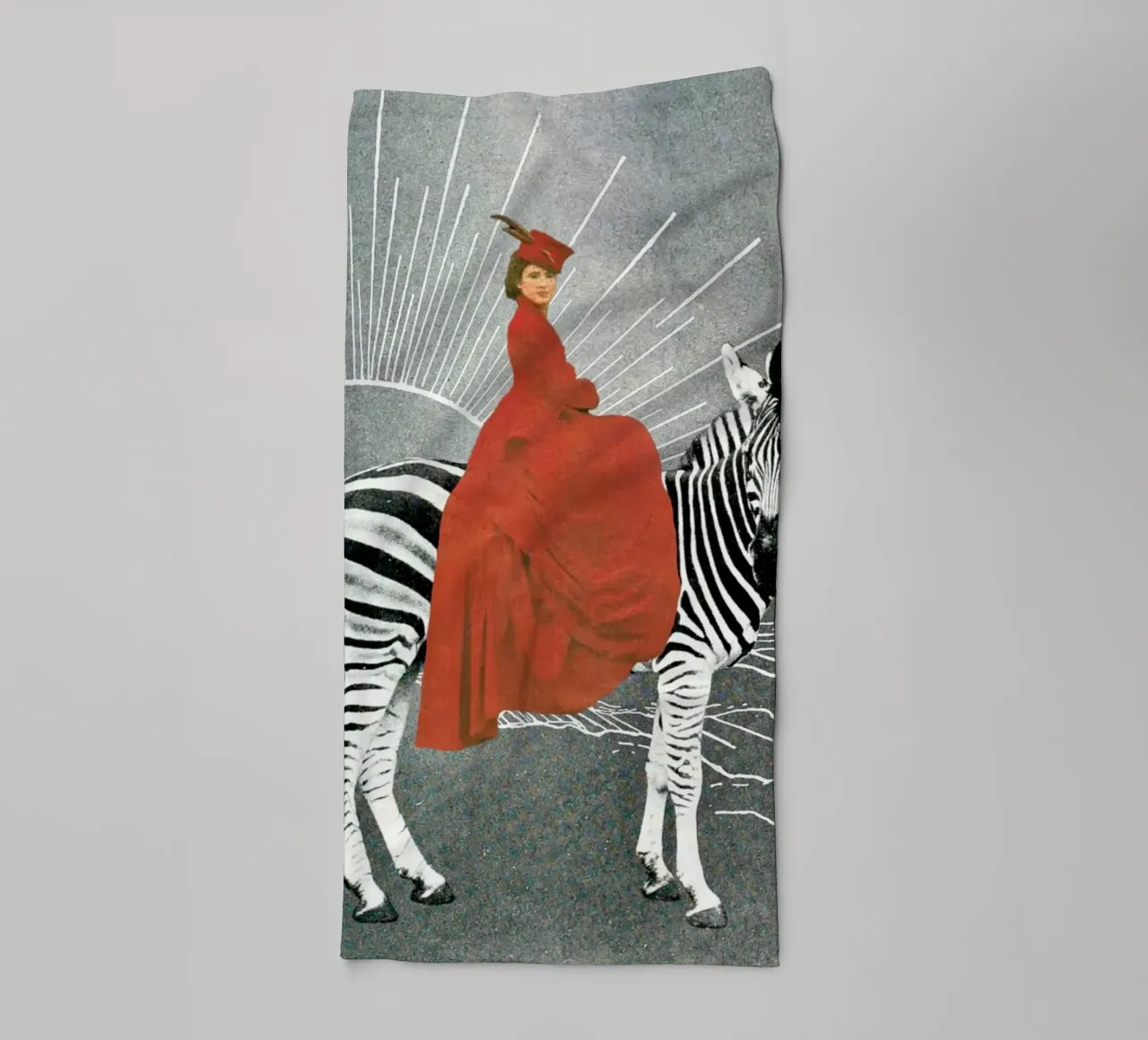 My Zebra and I towel by MsGonzalez