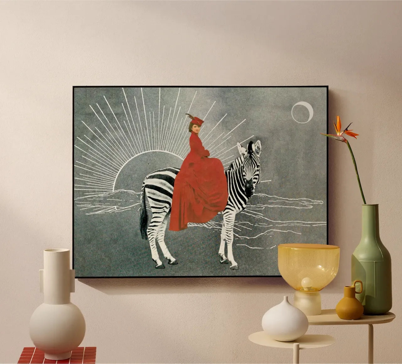 My Zebra and I plexiglass da MsGonzalez