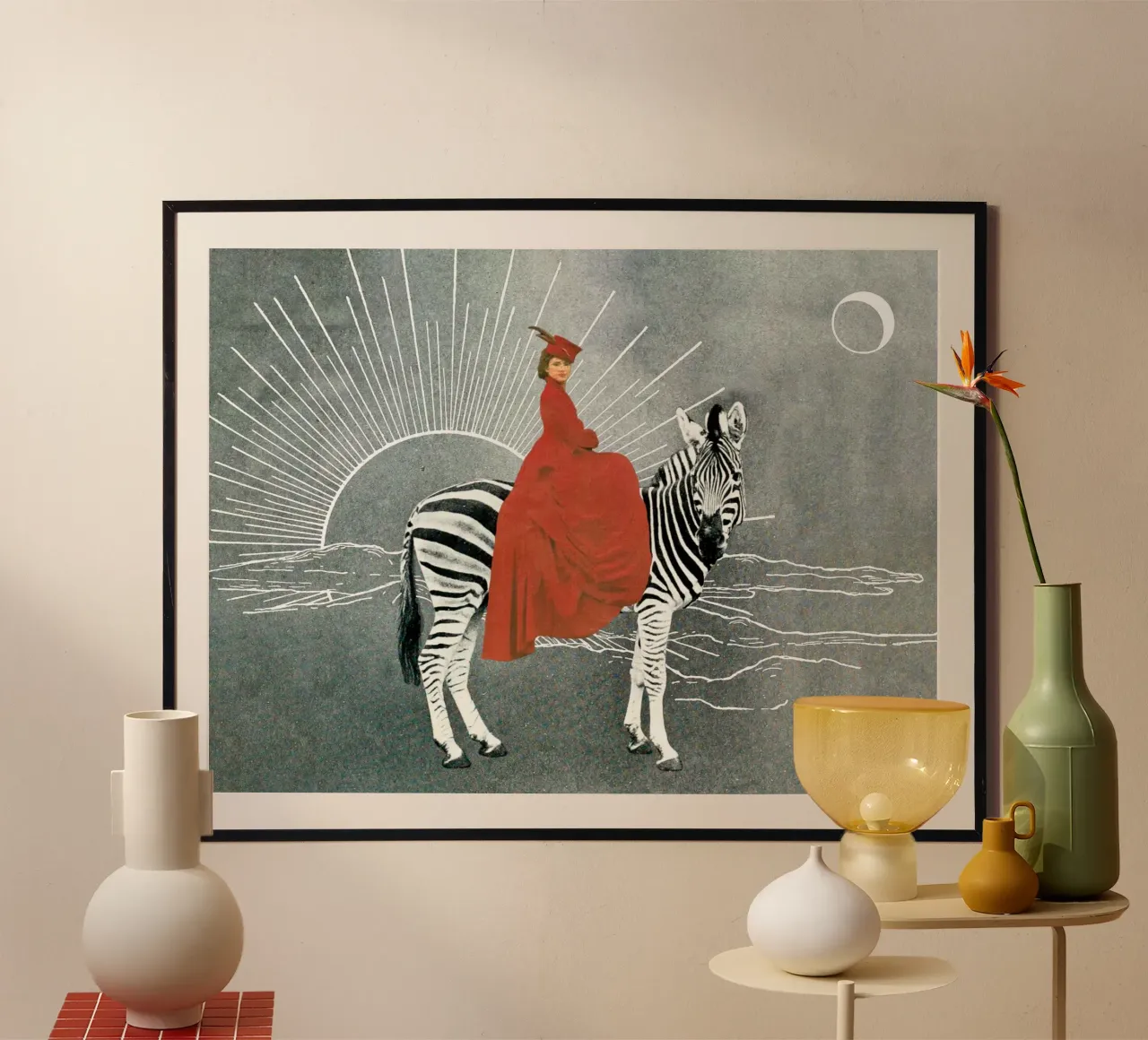 My Zebra and I carta hahnemühle da MsGonzalez