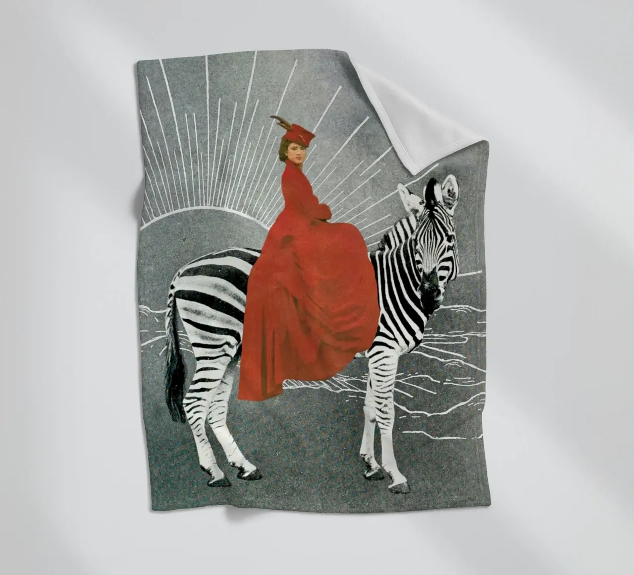 My Zebra and I coperta in pile da MsGonzalez