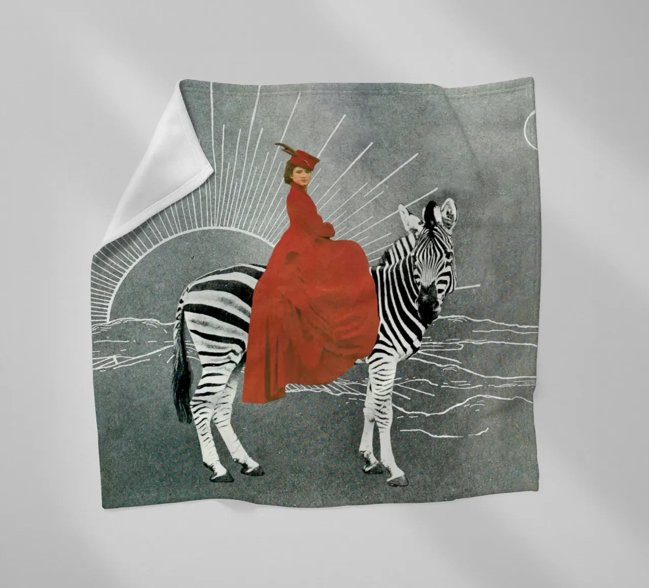 My Zebra and I coperta in pile da MsGonzalez