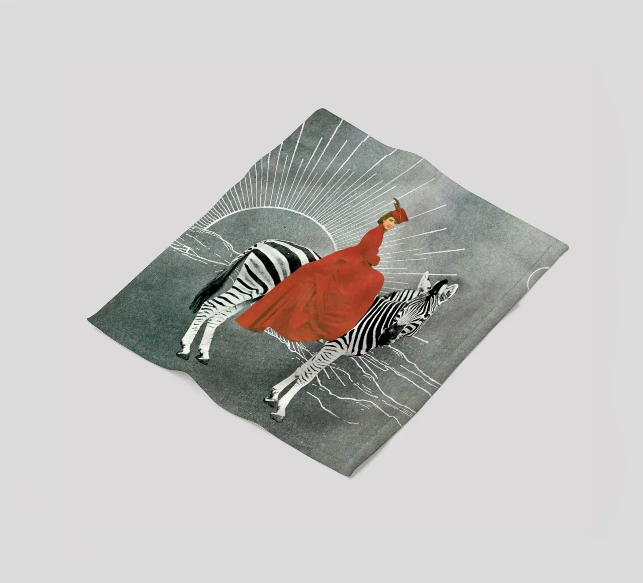 My Zebra and I coperta in pile da MsGonzalez