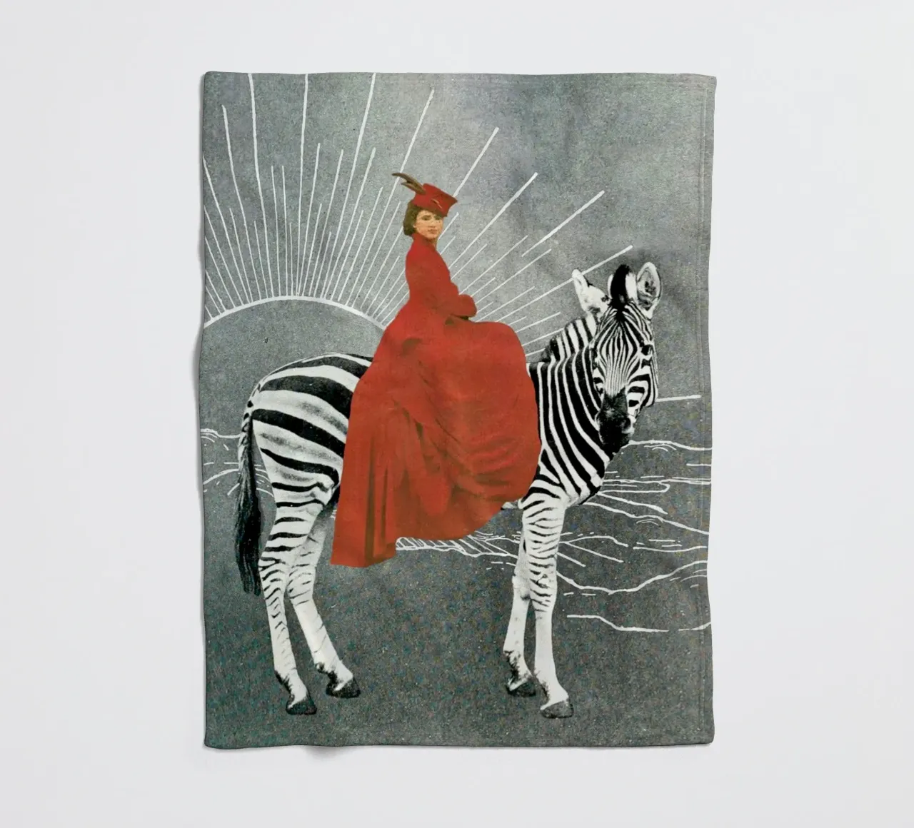 My Zebra and I coperta in pile da MsGonzalez