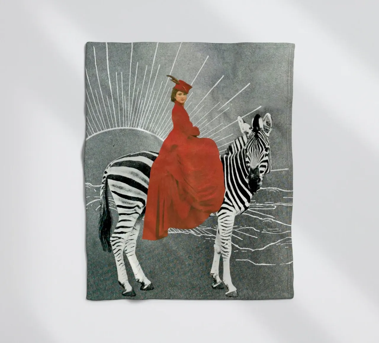 My Zebra and I coperta in pile da MsGonzalez