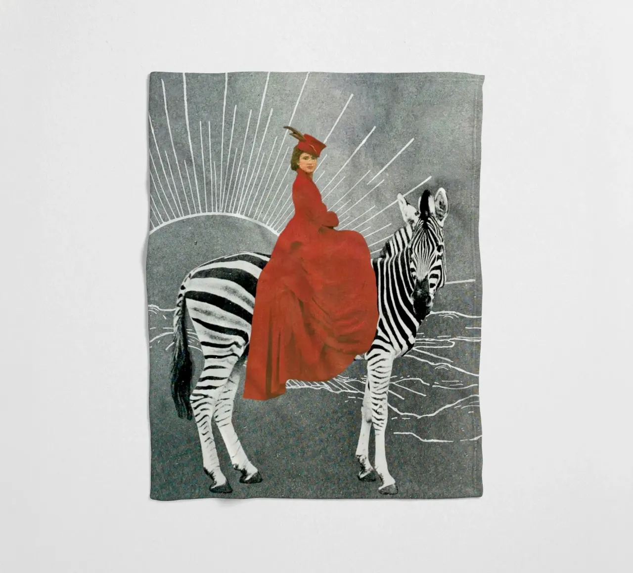 My Zebra and I coperta in pile da MsGonzalez