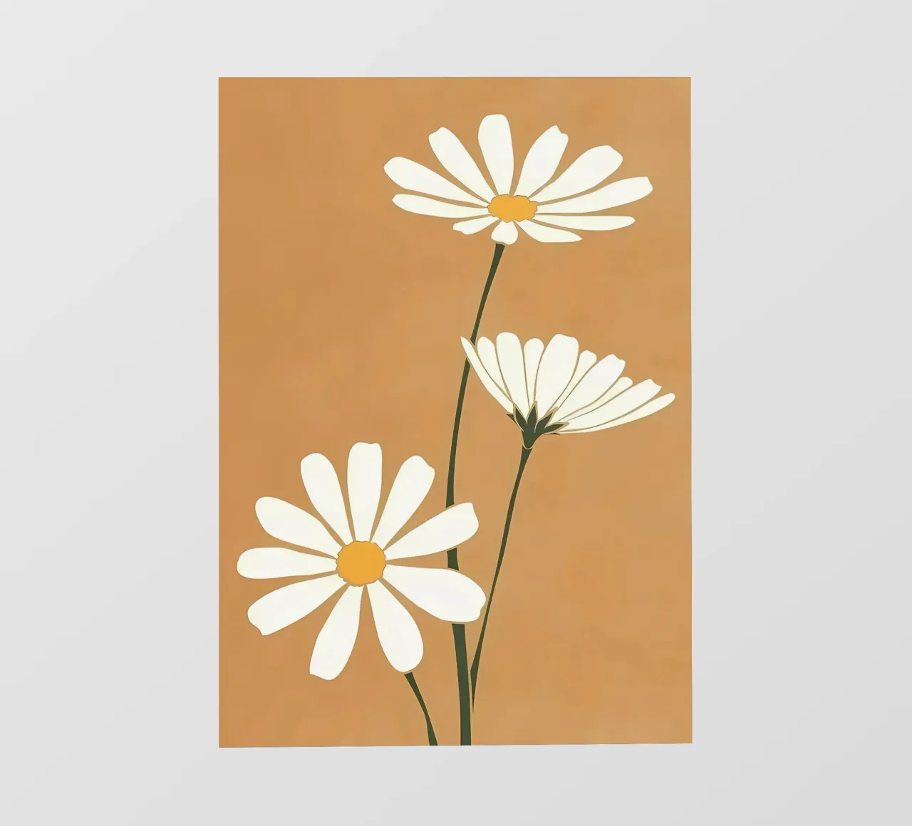Fiori bianchi telo in pvc da Larry