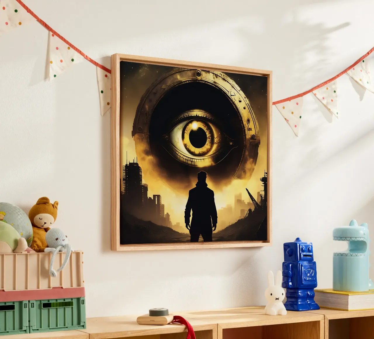 Eye_4 canvas by AI-Portraits by LK