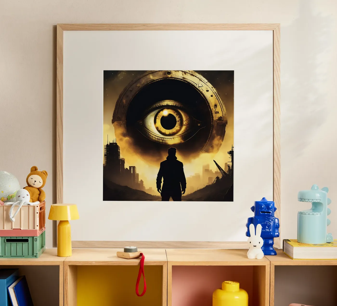 Eye_4 poster van AI-Portraits by LK