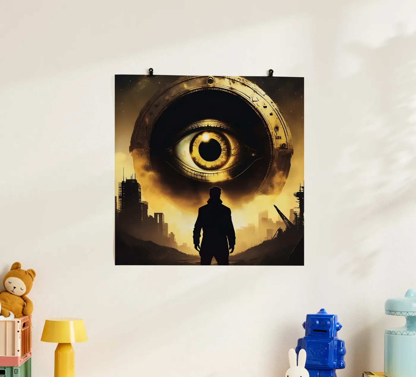 Eye_4 poster van AI-Portraits by LK