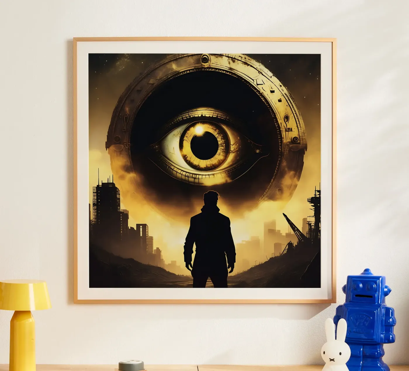 Eye_4 poster van AI-Portraits by LK