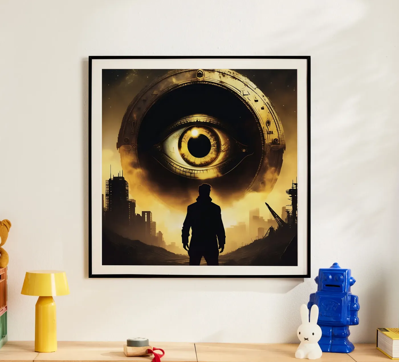 Eye_4 poster van AI-Portraits by LK