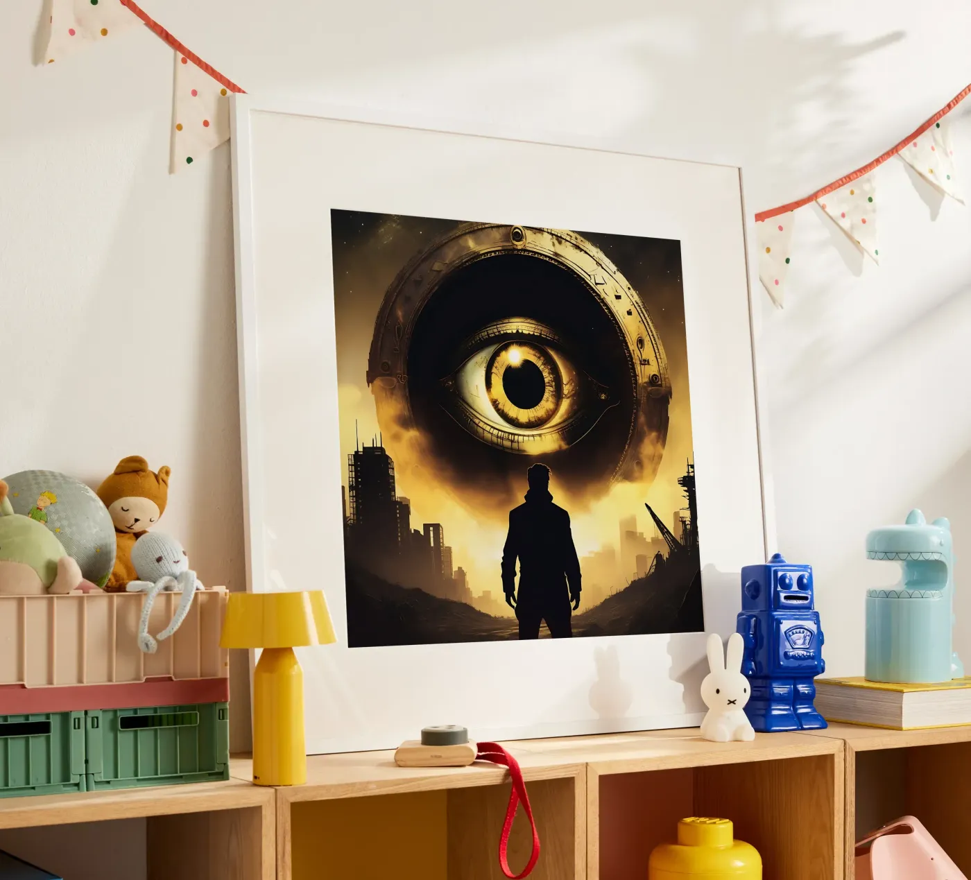 Eye_4 poster van AI-Portraits by LK