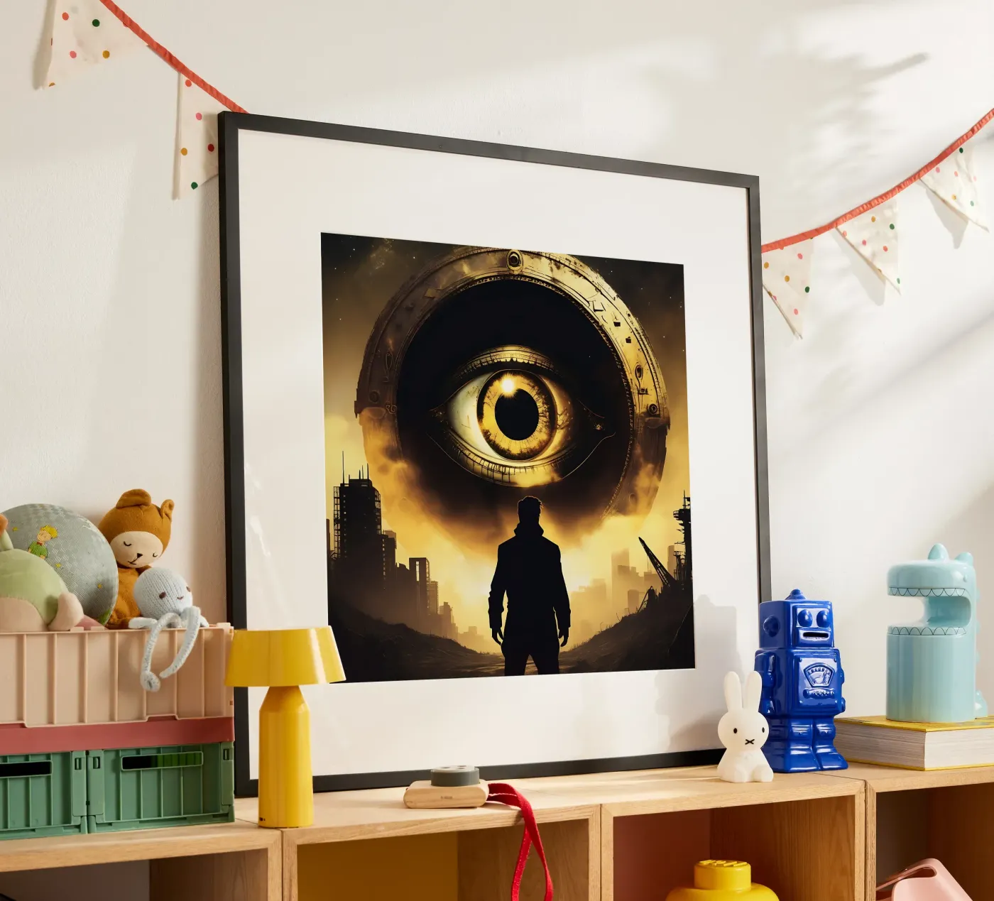 Eye_4 poster van AI-Portraits by LK