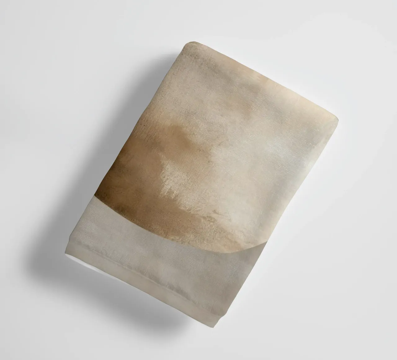 Abstract bruin badhanddoek van Pictura
