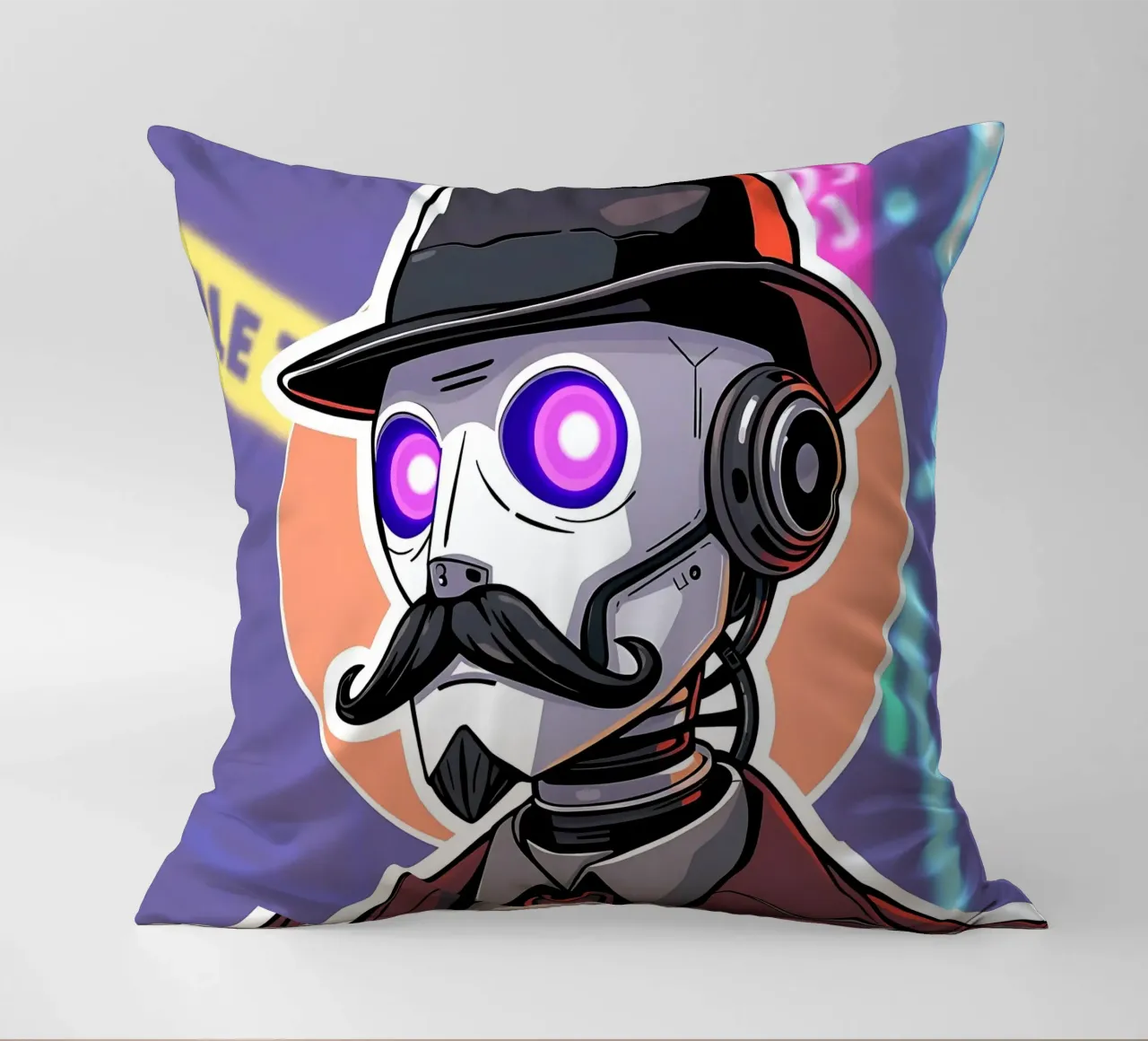 Roboter_1 cuscino da AI-Portraits by LK