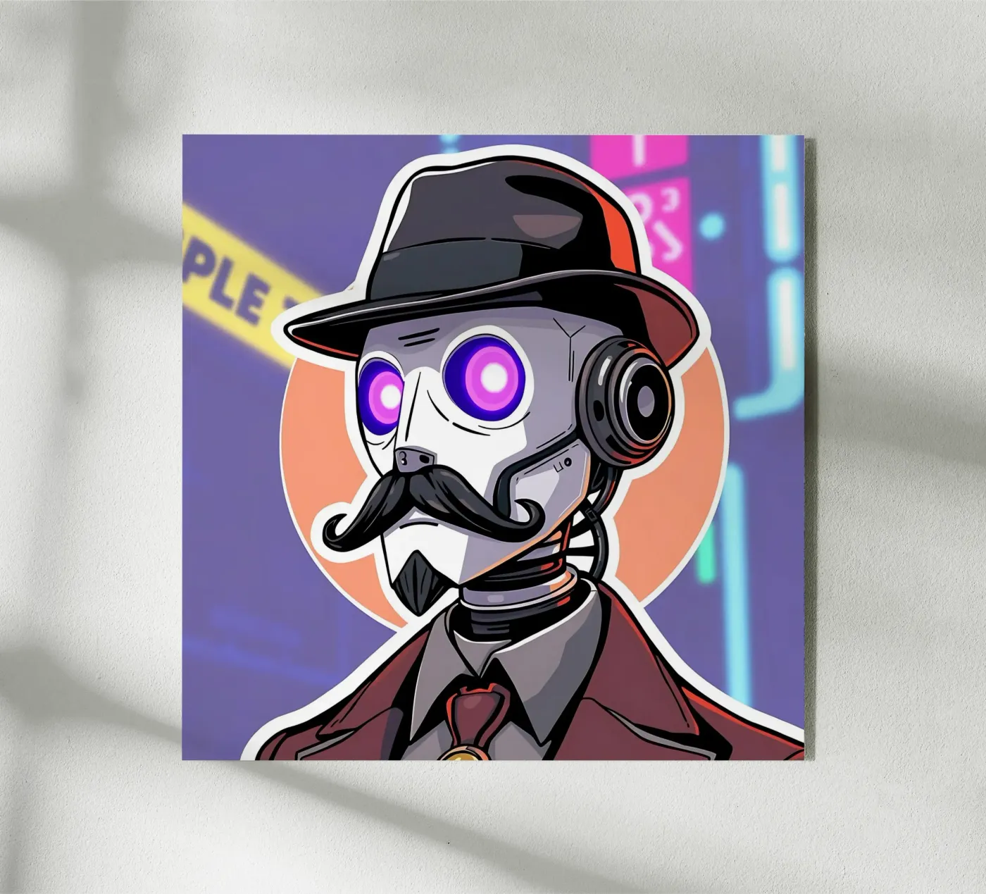 Roboter_1 Acryl-Glas von AI-Portraits by LK