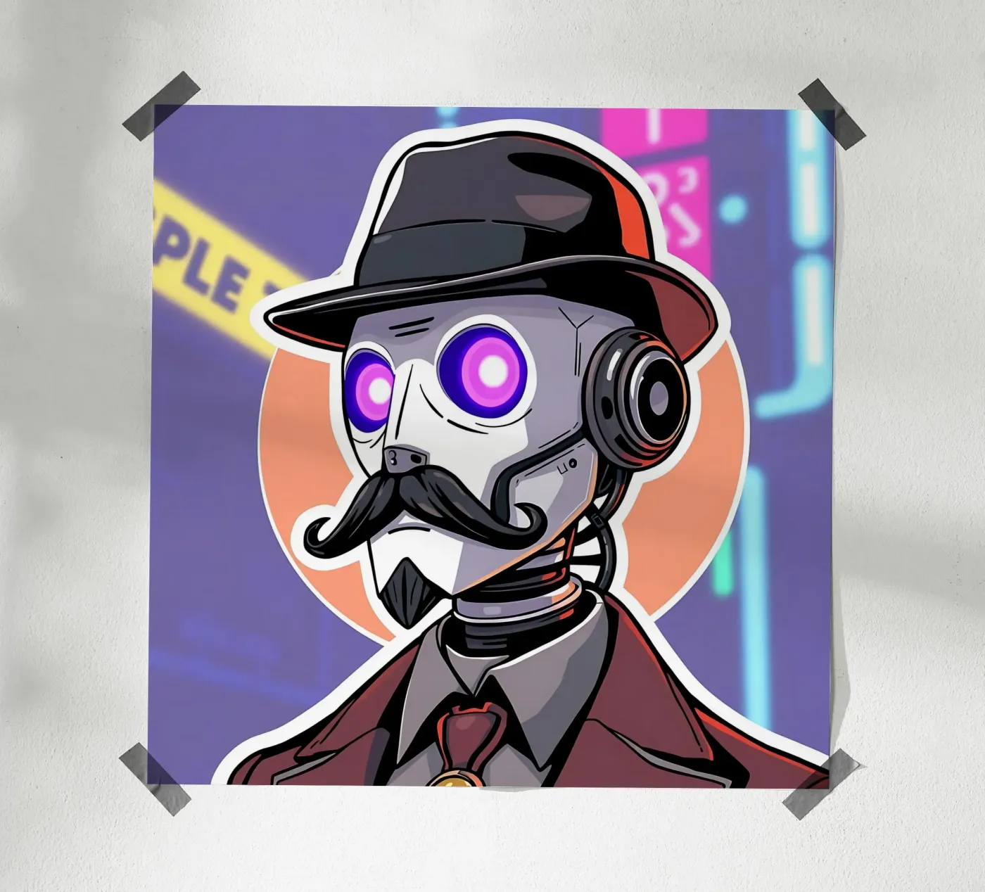 Roboter_1 poster by AI-Portraits by LK