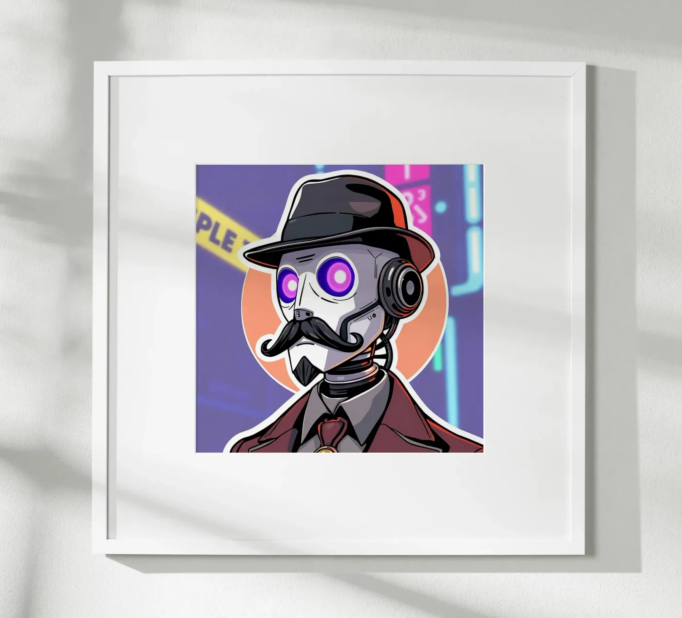 Roboter_1 poster by AI-Portraits by LK