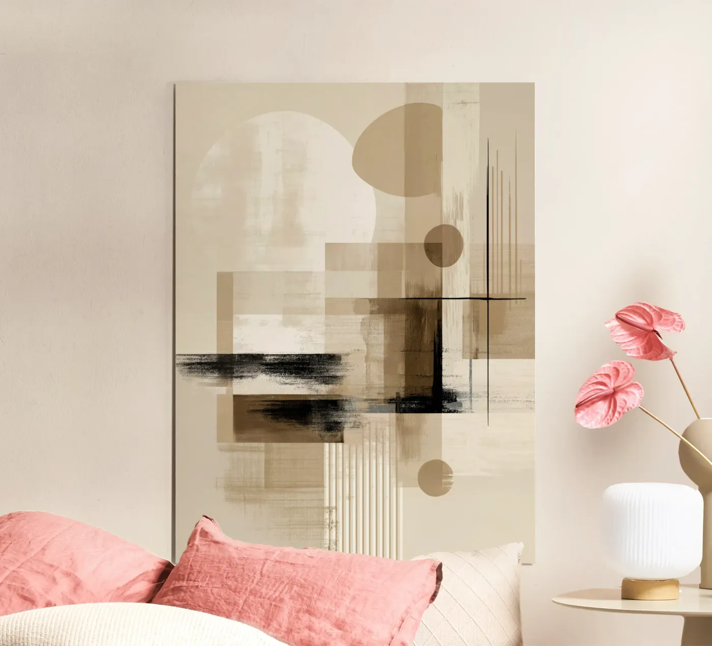 Abstract brown poster by Pictura