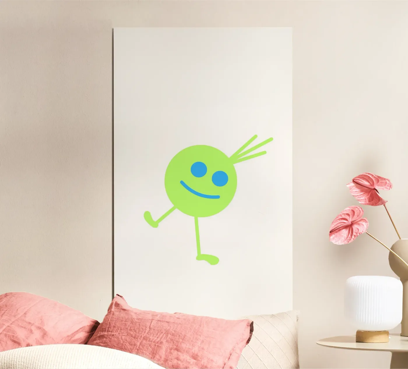 Green Mini poster van Sunshine Design