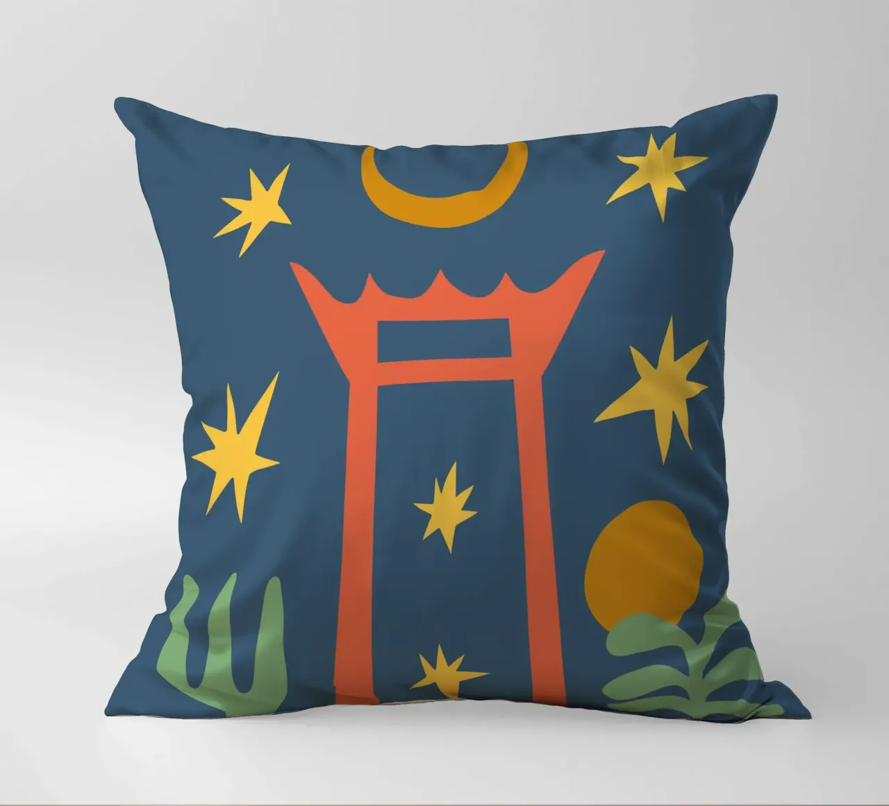 The Spirit Series No 08 decorative cushion by treechild