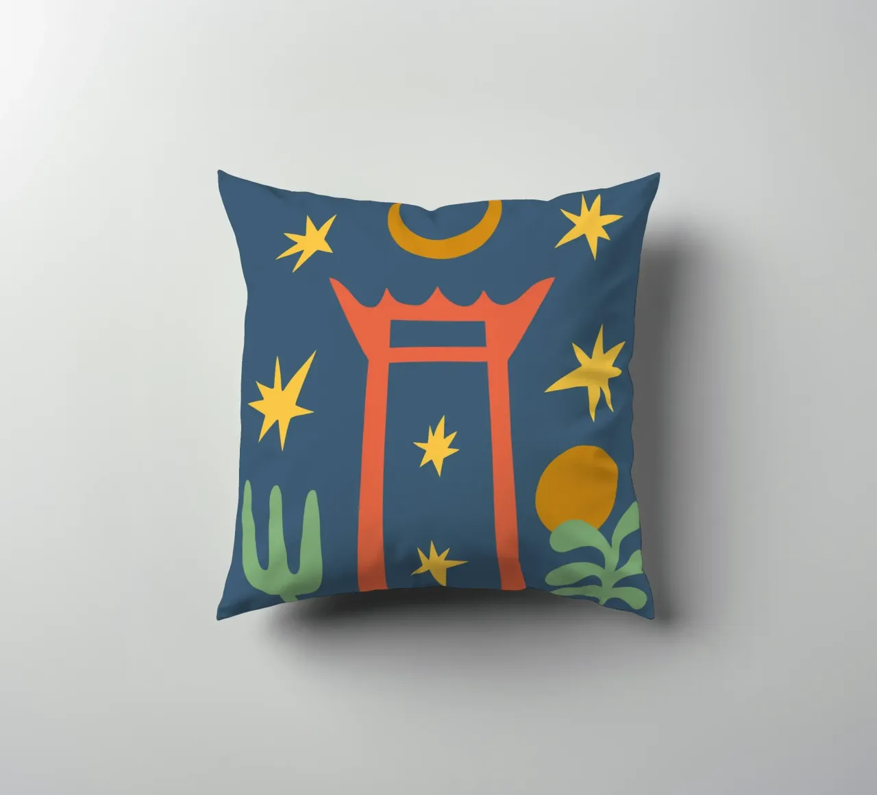 The Spirit Series No 08 decorative cushion by treechild
