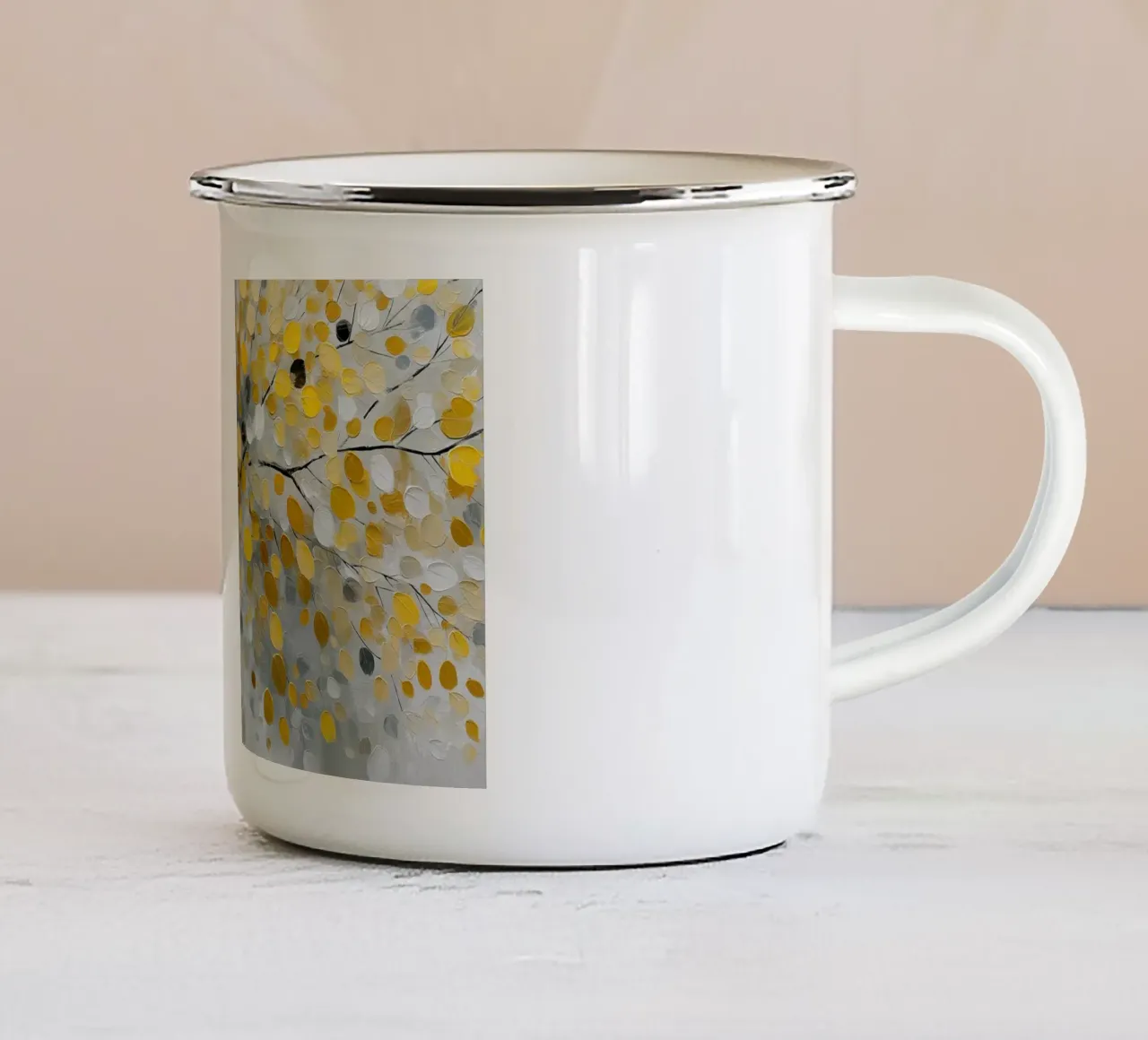 Boom astratto tazza in smalto da Pictura