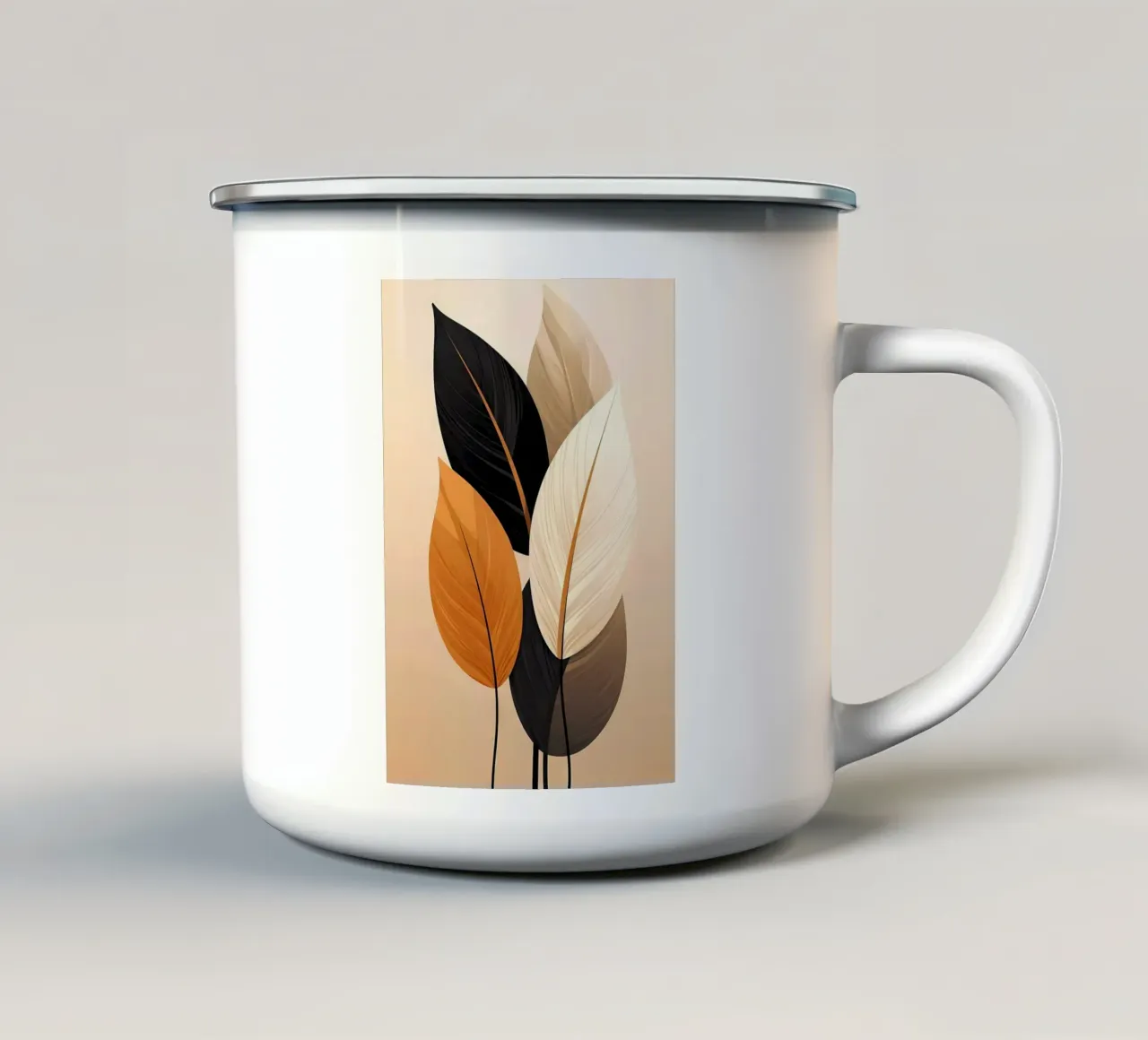 Arte floreale tazza in smalto da Larry