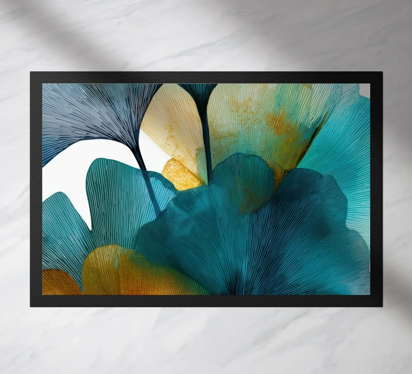 Blumen Fußmatte von Pictura